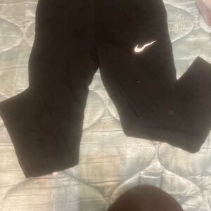 Nike women Black Joggers with White Logo